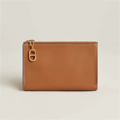 hermes zipengo pouch|HERMES Evercolor Chaine d'Ancre Zipengo PM .